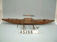 藏品(有單邊舷外支架小船模型)的圖片